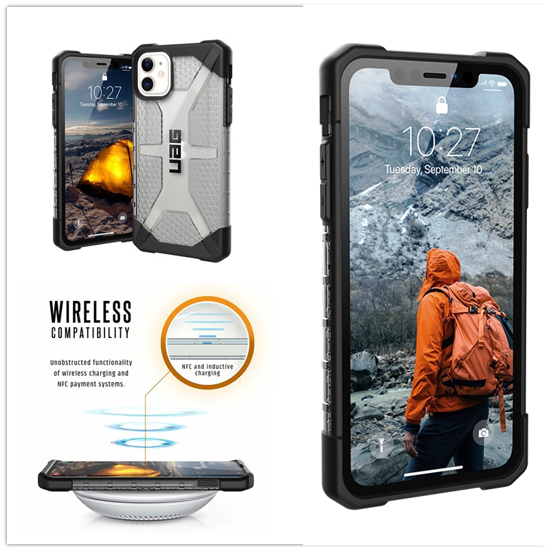 สําหรับ huawei mate60 mate40 mate30 mate20X MATE 40 30 20X PRO P30 PRO UAG พลาสม่าใสเคสโทรศัพท์โปร่ง