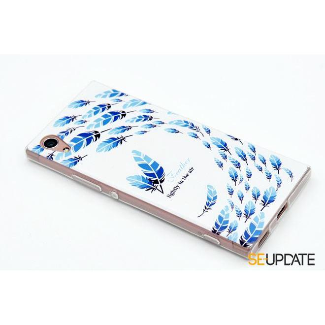 เคส สำหรับ Sony Xperia【SE-Update 】 3D Graphic TPU Case : Feather