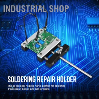 Industrial Shop 1Set Circuit Board Soldering Station PCB Plate Holder With Two Caliper Clamp