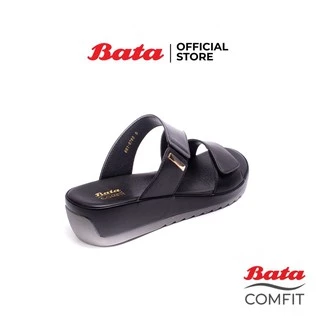 Bata บาจา รองเท้าเพื่อสุขภาพ นิ่มและเบา พื้นหนา สูง 1 นิ้ว สำหรับผู้หญิง รุ่น Sunny สีดำ 6616785