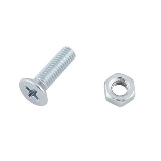 อุปกรณ์ยึดติด สกรูเกลียวมิลน็อต JF FITT 4x15 มม. 25 ตัว Screws, Nuts &amp; Washers