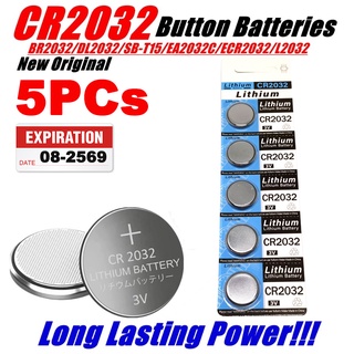 5PCS/LOT 3V CR2032 2032 Coin Cell Button Wholesale High Capacity Lithium Battery For Toys Remote/Watch