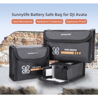 Sunnylife Battery Safe Bag Li-Po Safe Bag Protective Explosion-proof Accessories for DJI Avata