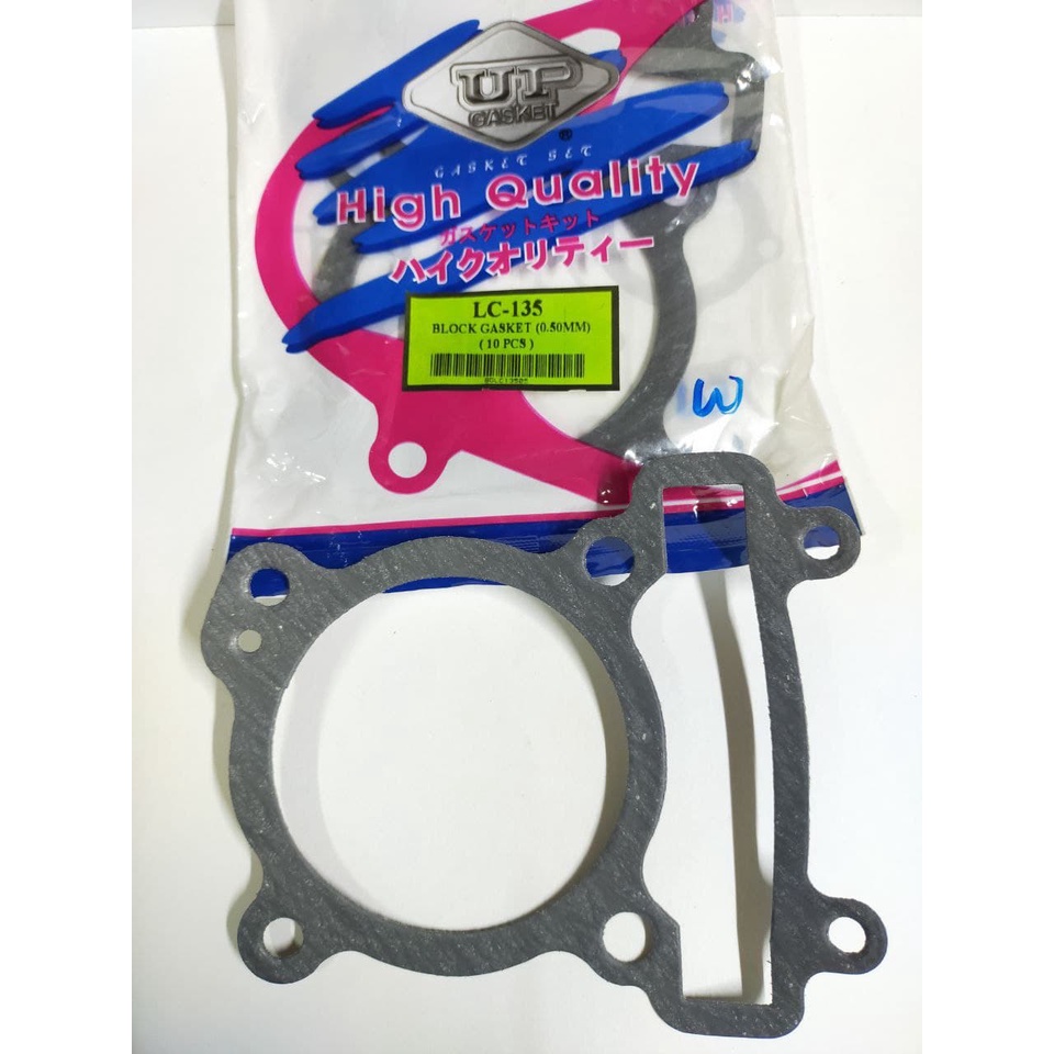 YAMAHA LC135 135LC LC 135 BLOCK GASKET STANDARD 60MM 62MM 63MM 65MM EXHAUST GASKET SEAL GETAH RUBBER