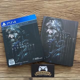 PS4 มือ2 DEATH STRANDING + กล่องเหล็ก (R3/ASIA) CODE หมดอายุ # Steelbook Case