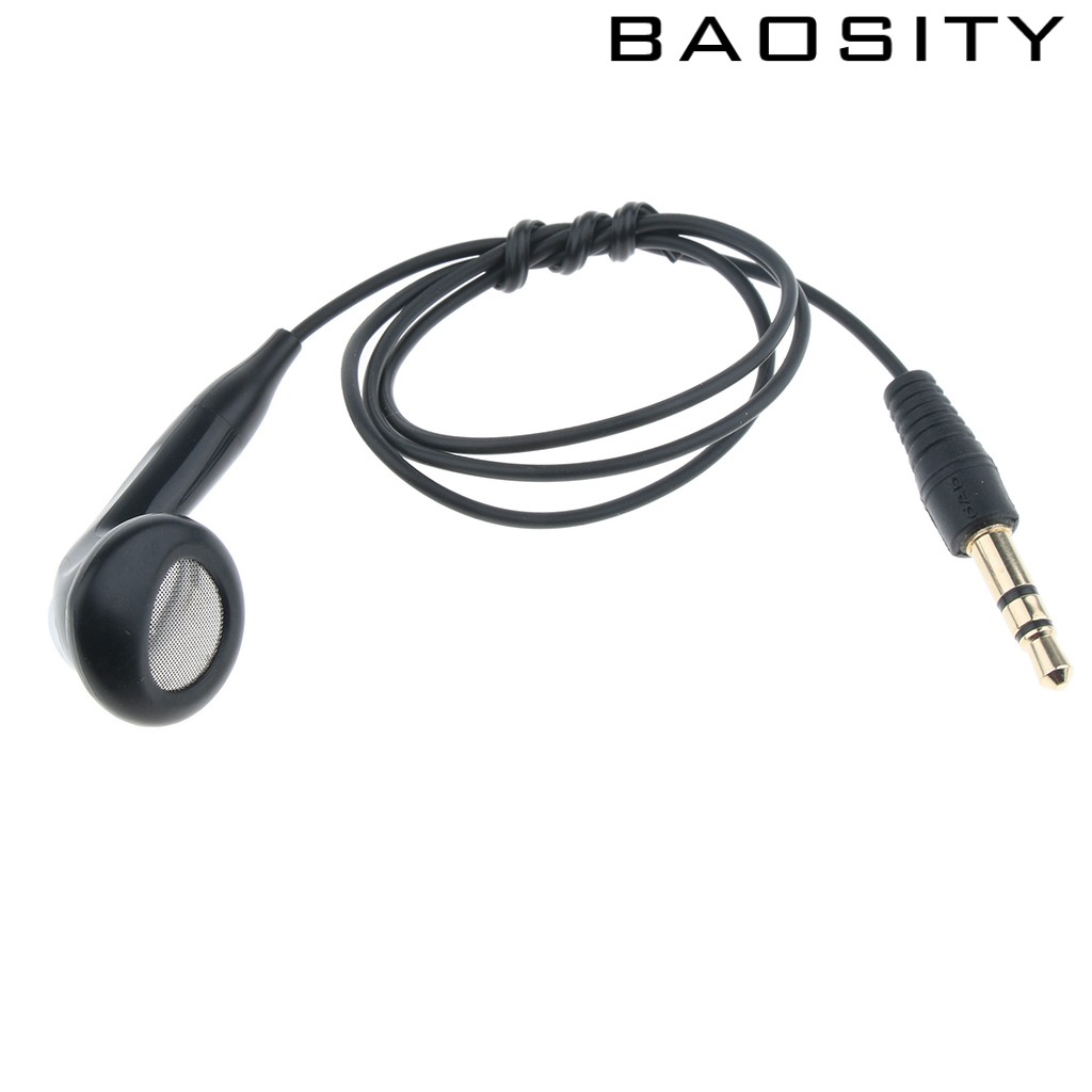 ( Baosity ) หูฟังเอียร์บัดแบบมีสายเดียว 3 . 5 มม . พร้อมเสียงคริสตัลใส