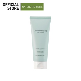 NATURE REPUBLIC JEJU SPARKLING FOAM CLEANSER (150ml) โฟมล้างหน้า ขจัดความมันส่วนเกิน