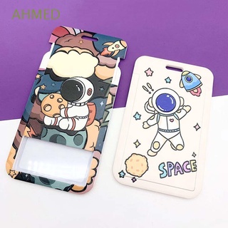 Ahmed Kawaii Id Card Holder พวงกุญแจลายการ์ตูนรถบัสพร้อมเชือกแขวนสําหรับเด็กนักเรียน