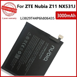 แบตเตอรี่ แท้ ZTE Nubia Z11 / M2 Lite NX531J Li3829T44P6h806435