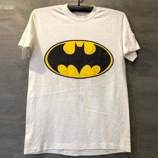 เตรียมจัดส่ง☼✶Batman Batman Marvel ข้อต่อ Flash Spider-Man แขนสั้น oldschool เทรนด์เสื้อยืดแขนสั้นผู้ชายและผู้หญิง