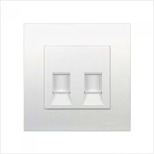 SCHNEIDER VIVACE 2GANG CAT6 พร้อมสีขาว
