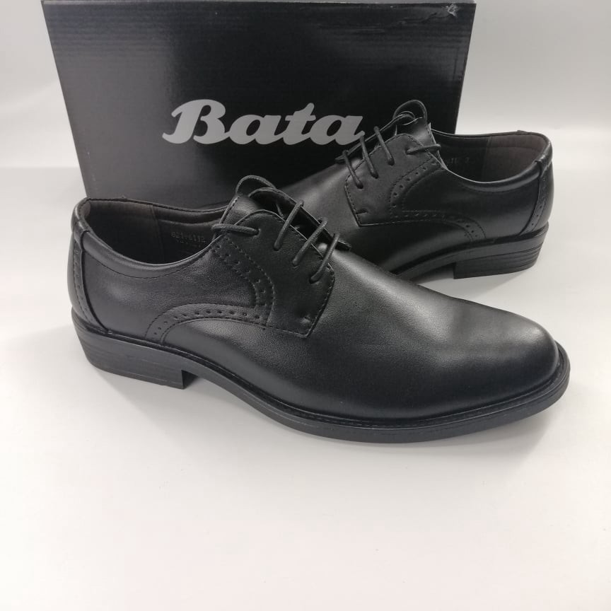﹍♝(4112-6112) Bata รองเท้าหนังคัชชูผู้ชาย ยี่ห้อบาจา สีดำ, น้ำตาล เบอร์ 5-11 (38-46) รุ่น 821-4112 , 821-6112