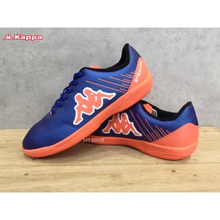 รองเท้าฟุตซอล รองเท้าฟุตบอล แคปป้า KAPPA FUTSAL STEALTHID BLUE/ORANGE GF-14F8-BO พร้อมส่ง