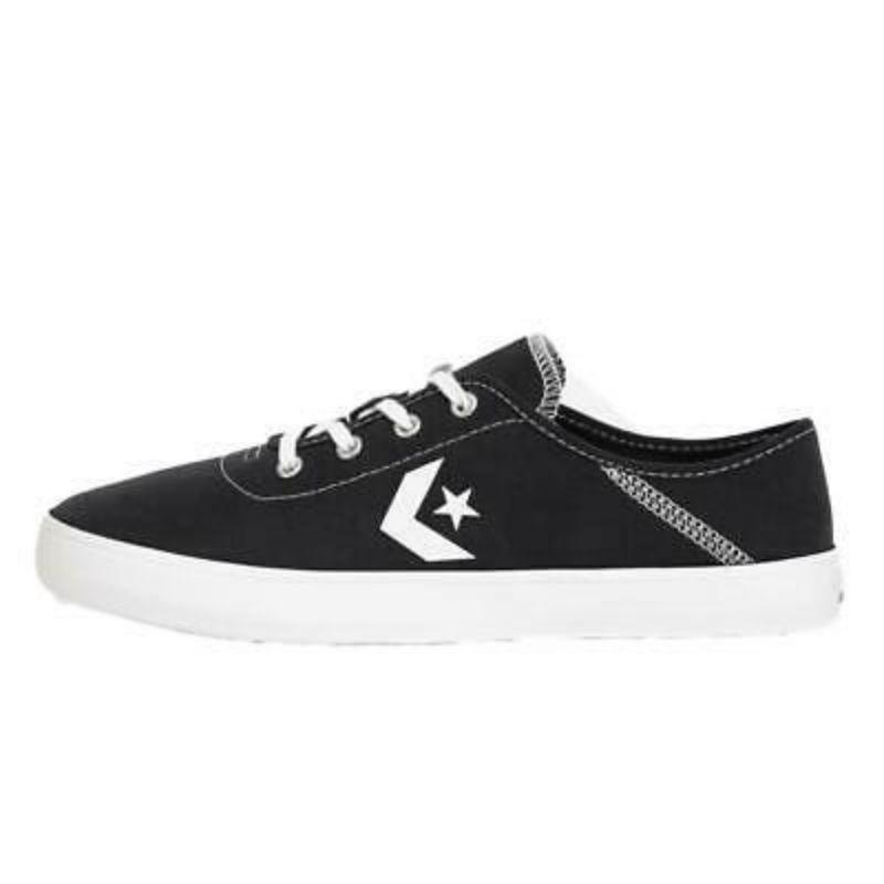 รองเท้าผ้าใบ Converse Costa Ox Canvas Black Women& 39;s ดั้งเดิม