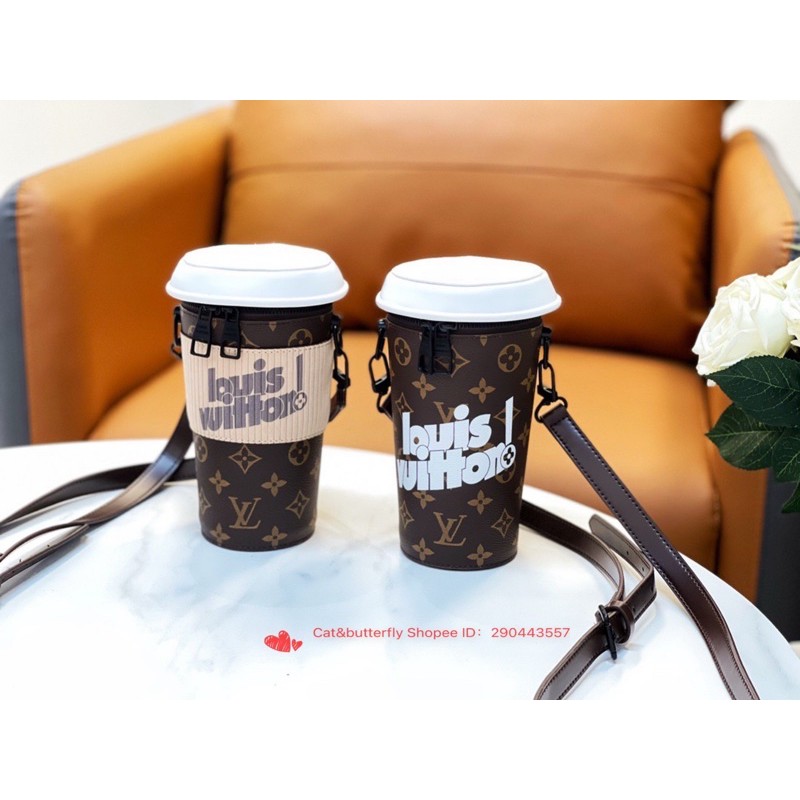 C B Gift Lv 21 Showy Coffee Cup กระเป าเป สะพายหล งกระเป าสะพายไหล Shopee Thailand