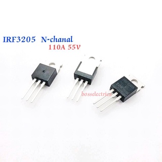 IRF3205 IR มอสเฟต TO 220 N-chanal Mosfet 110A 55V 👉👉สินค้าพร้อมส่ง