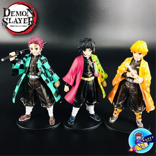 ฟิกเกอร์ โมเดลดาบพิฆาตอสูร ทันจิโร่ เนซึโกะแบบเซตครบชุด 6 ตัว Qposket no Yaiba ขนาด 15-17 cm  ไม่มีกล่อง