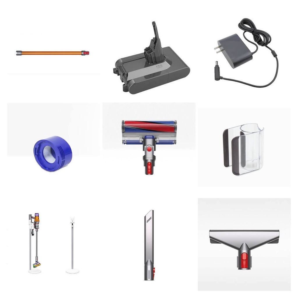 แบตเตอรี่ อะแดปเตอร์ ฟิลเตอร์ V6 V7 V8 V10 V11 V12 V15 Omni-glide Vacuum Cleaner Battery Adapter Fil