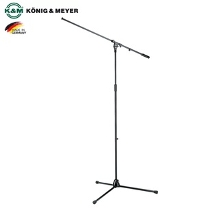 K&amp;M® 21021 Overhead Microphone Stand ขาตั้งไมค์ ฐาน 3 ขา สำหรับจ่อกลอง ปรับสูงได้ 112 - 201 ซม. พับเก็บได้ (Model: 21021-300-55) ** Made in Germany **