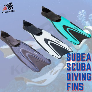 ตีนกบ ตีนกบดำน้ำลึก SUBEA ตีนกบสำหรับดำน้ำลึก รุ่น SUBEA Scuba Diving Fins SCD 500 - Fluo