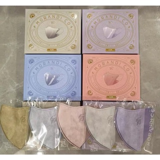 หน้ากากอนามัย💖[1ชิ้น] MORANDI CO 3D MASK ป้องกัน 3ชั้น ของแท้จากญี่ปุ่น สีสวยมาก แยกซองต่อชิ้น แมสญี่ปุ่น