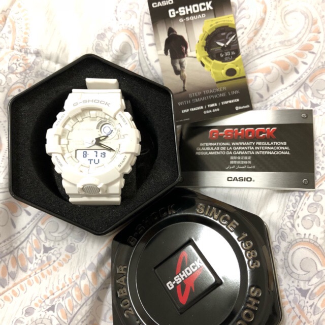 นาฬิกา G-Shock G-SQUAD รุ่น GBA-800 สีขาว (ราคาเต็ม 5500)