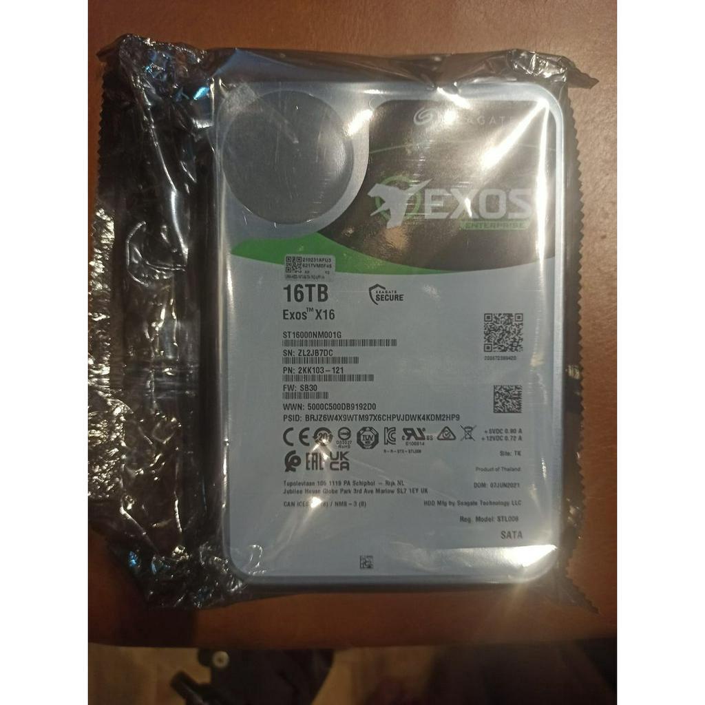 Seagate Exos 16TB  3.5" Enterprise HDD, SATA 3.0  ของใหม่มือ 1