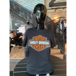 เสื้อยืดผู้หญิง OLP สกรีนลายโลโก้ Harley-Davidson ลิขสิทธิ์แท้ 100%  (40290210)