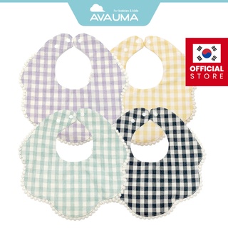 [5+1 Event] AVAUMA ผ้ากันเปื้อนน้ําลาย ผ้าขนหนูให้อาหาร 4 สี สําหรับเด็กผู้หญิง ผู้ชาย