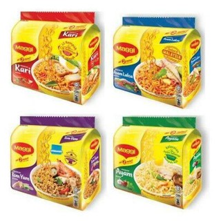 มาม่า Maggi 2 นาที มี 5 ห่อ/แพ็ค มี 4 รสชาติ