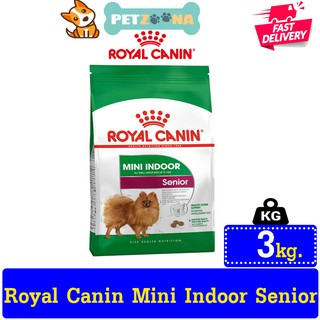 🐶🐶 Royal Canin Mini indoor senior สำหรับสุนัขแก่ ขนาดเล็ก senior 3 kg 🐶🐶