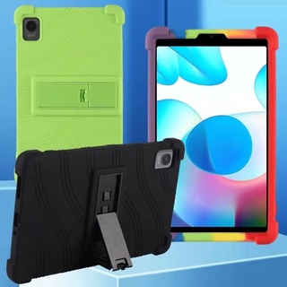 [พร้อมส่ง] เคสแท็บเล็ต ซิลิโคนนิ่ม หนา กันกระแทก พร้อมขาตั้ง สําหรับ Realme Pad Mini 4G LTE 8.7 นิ้ว (2022)