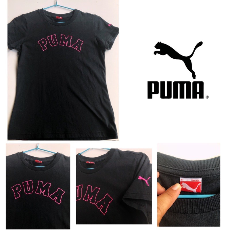 🌸เสื้อยืดมือสอง แบรนด์ PUMA แท้ สภาพดีมาก 79฿🌸