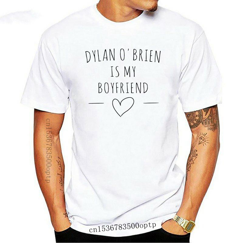 เสื้อยืด ผ้าฝ้าย 100% พิมพ์ลาย Dylan OBrien Is My Boyfriend Stiles Stilinski สําหรับผู้ชาย และผู้หญิ