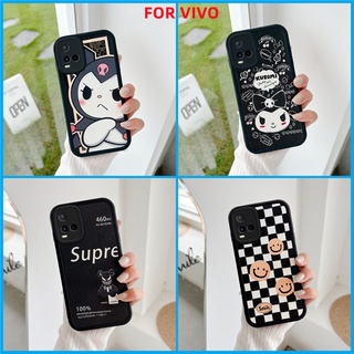 เคส VIVO Y21 Y33S Y21T Y33T Y11 Y12 Y15 Y17 T1X T1 5G เคสโทรศัพท์ซิลิโคนแบบหนัง คูโลมิ หมีรุนแรง KLQ