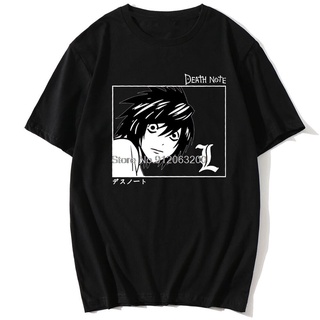 เสื้อยืดผ้าฝ้ายใหม่ เสื้อยืดแขนสั้น พิมพ์ลาย Kpop Overd Death Note Kawaii Dropshipping Harajuku Y2K Jmpllo64Mjlgai98L XL