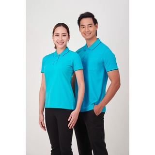 BCS SMART POLO P004 สีฟ้าทะเล Size: S-8L