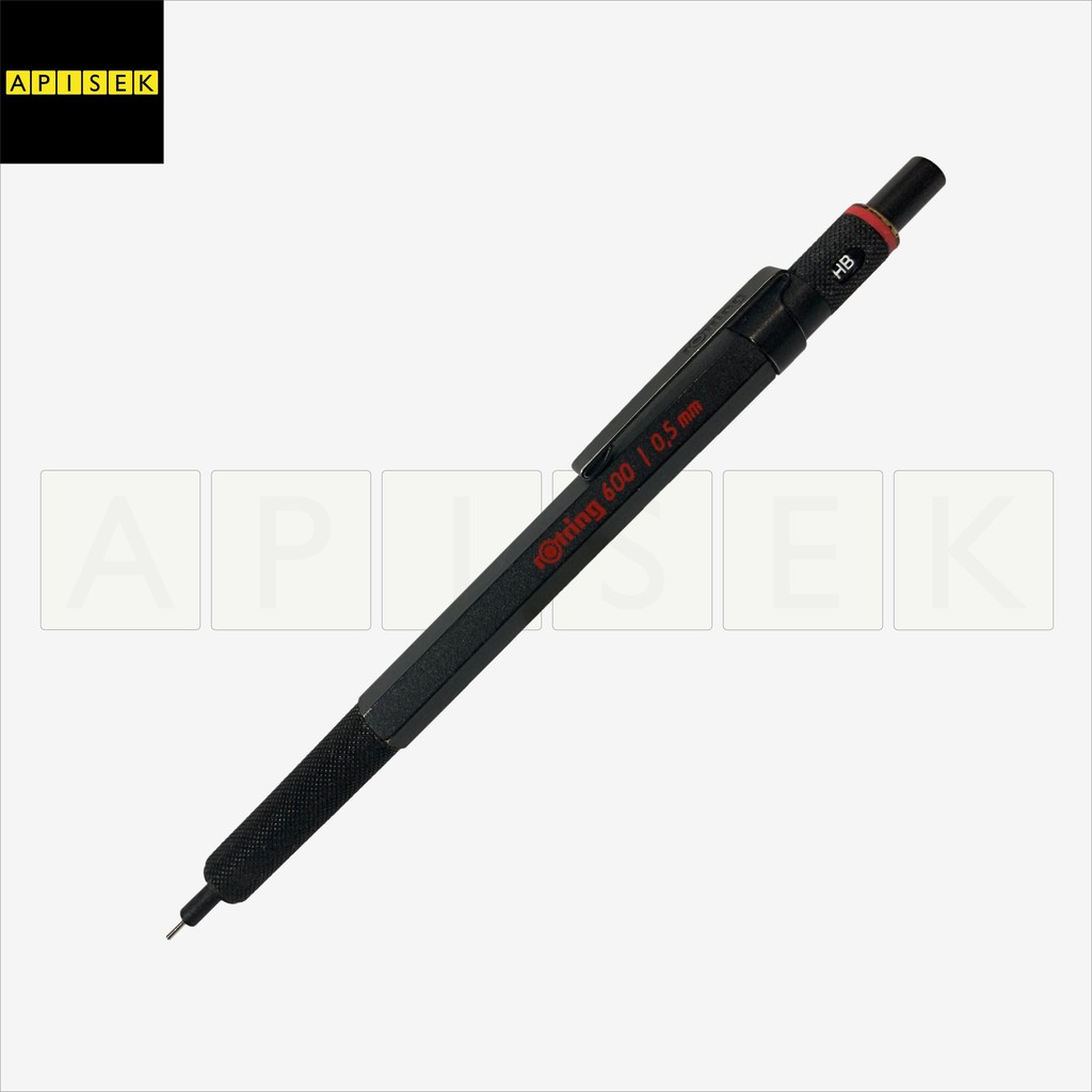 [มือสอง] ดินสอ Rotring 600 Fine Lead Mechanical Pencil 0.5 mm Black ของแท้ Made in Germany