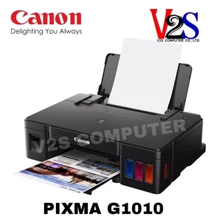 Canon Printer PIXMA รุ่น G1010 เครื่องปริ้นเตอร์อิงค์เจ็ทแท้ง ขายหมึกเติมแท้ 1 ชุด
