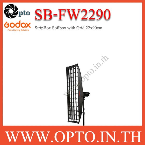 SB-FW FW2290 Godox Bowen's Mount, SoftBox With Grid, Retangular 22×90CM StripBox