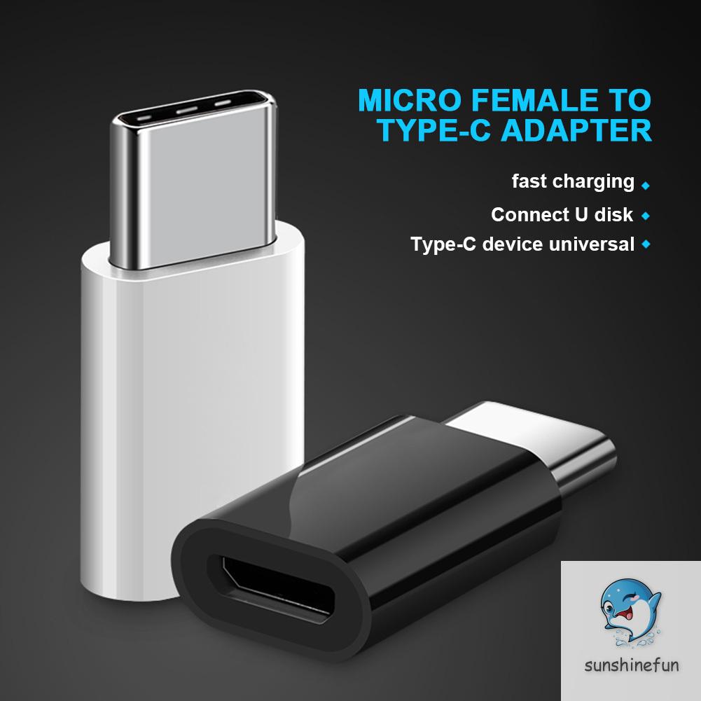 5 ชิ้น universal usb 3 . 1 type - c male to micro usb female อะแดปเตอร์แปลงสายเคเบิ้ล usb - c เชื่อมต่อข้อมูล