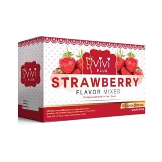 Vivi Plus Strawberry Mixed Collagen วีวี่ น้ำชงผสมคอลลาเจน