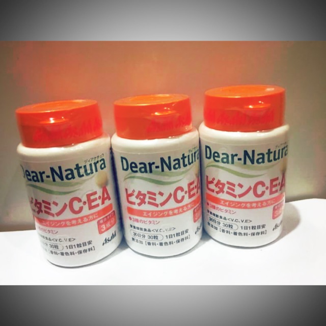 วิตามิน วิตามิล วิตามินซี vitamin vitaminC Dear Natura Asahi วิตามินบี