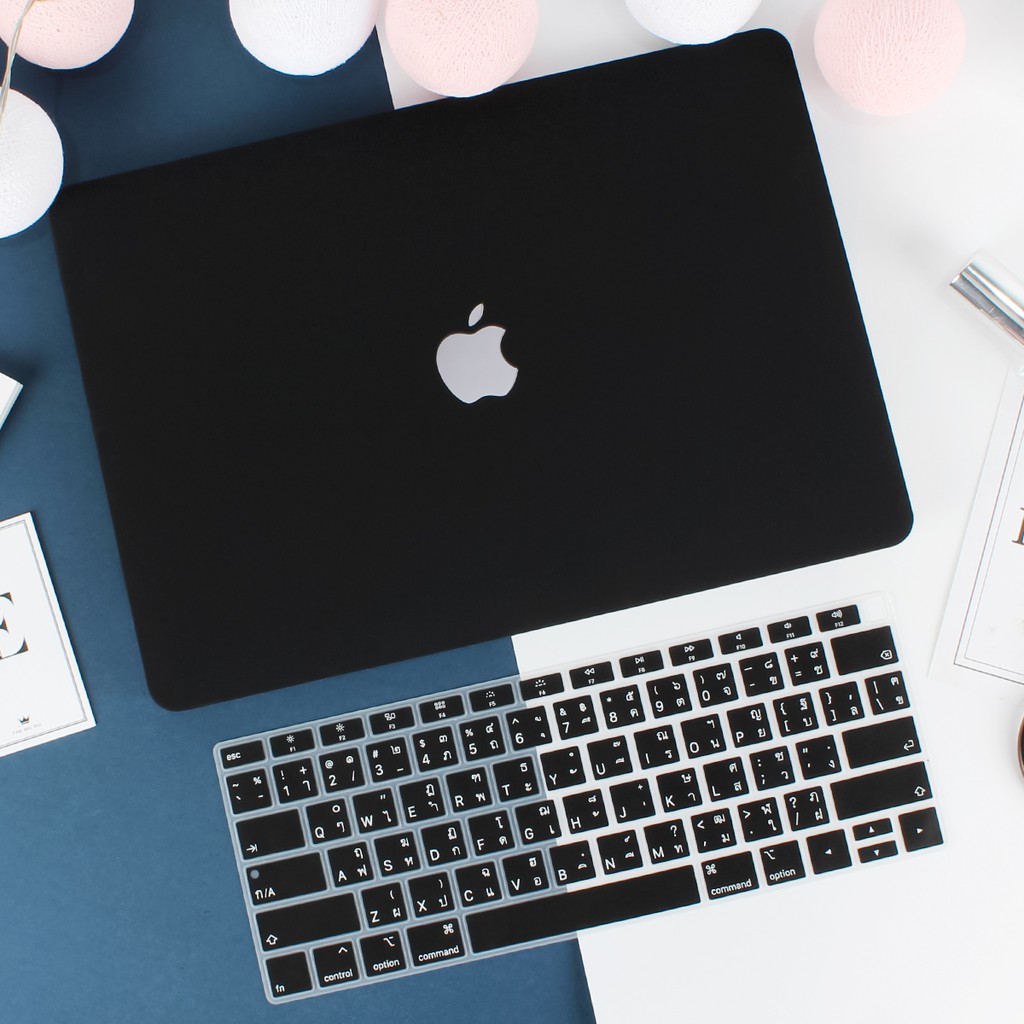 2020 New MacBook Pro Case Matte Hardshell with Thai Black Keyboard