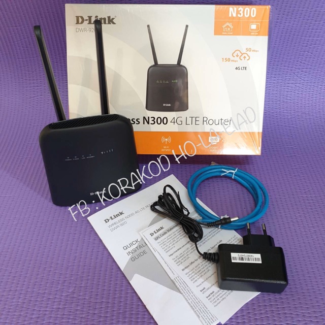 D-LINK (DWR-920) 4G router wireless N