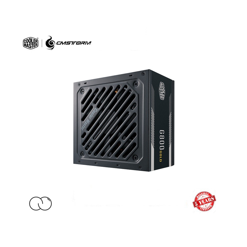 Cooler Master G800 80Plus Gold 800w ATX Power Supply / 800วัตต์ 80+ Gold Flat Cable PSU / G Gold ATX