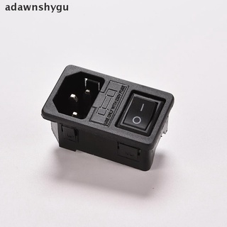 [adawnshygu] สวิตช์เชื่อมต่อซ็อกเก็ต 15A 250V IEC320 C14 3 Pin 1 ชิ้น