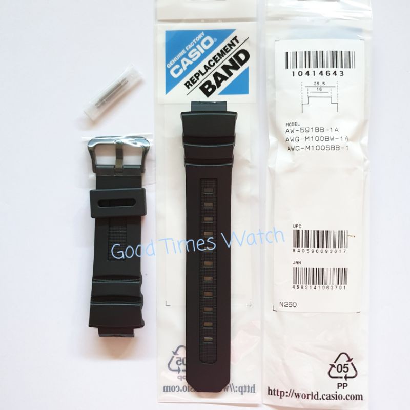 STRAP G-SHOCK AW 591BB AWG M100BW AWG M100 AW 591 Casio Original