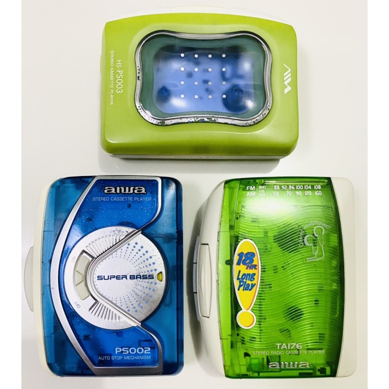 ขายเครื่องเล่นเทป (ซาวน์อะเบาท์) aiwa by Sony มี 3 สี เลือกเลย!