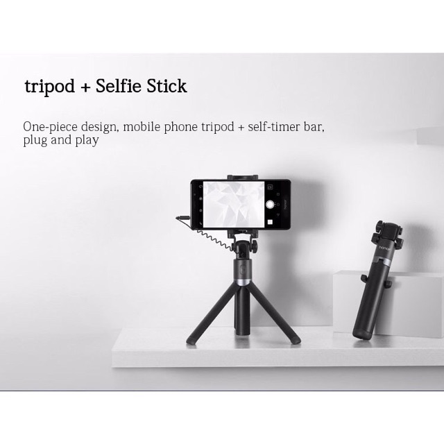 ขาตั้งกล้องและไม้เซลฟี่ Huawei Tripod Stand Selfie Stick Audio Cable Control (AF14)